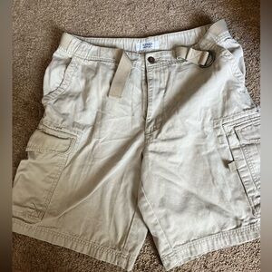 Vintage Old Navy Men's Khaki Cargo Shorts